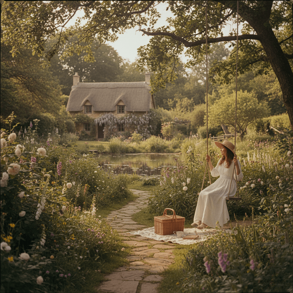 AI Cottagecore Aesthetic Portrait - AI Photo Editor